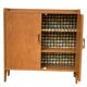 Vintage bookcase feet aileron 1950