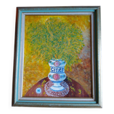The Bouquet - oil on canvas