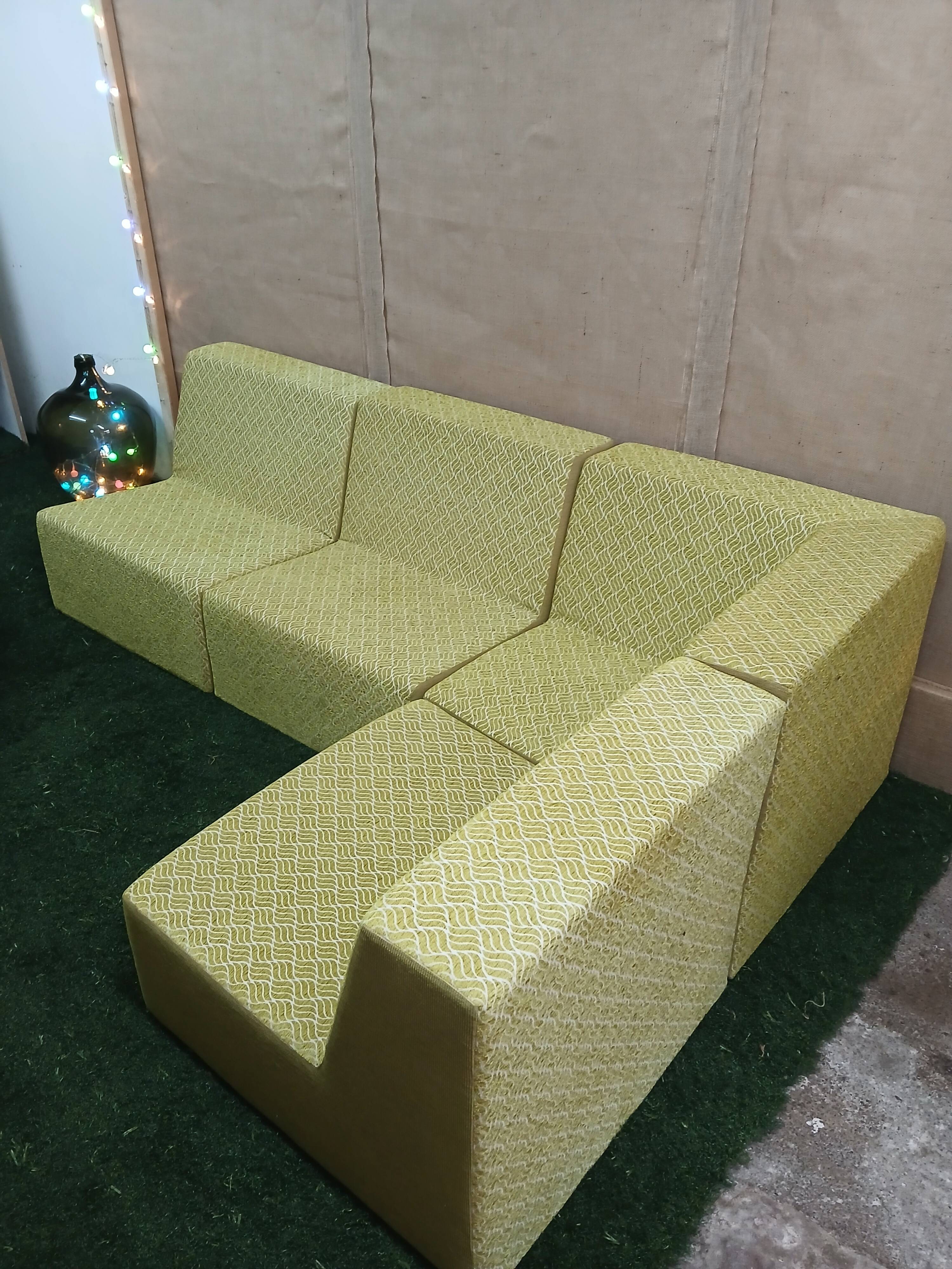 Banquette modulable vintage
