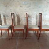 Set of 5 chairs 60s