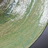 Wabi-Sabi handcrafted ceramic bowl in celadon green, 20th-19th century.