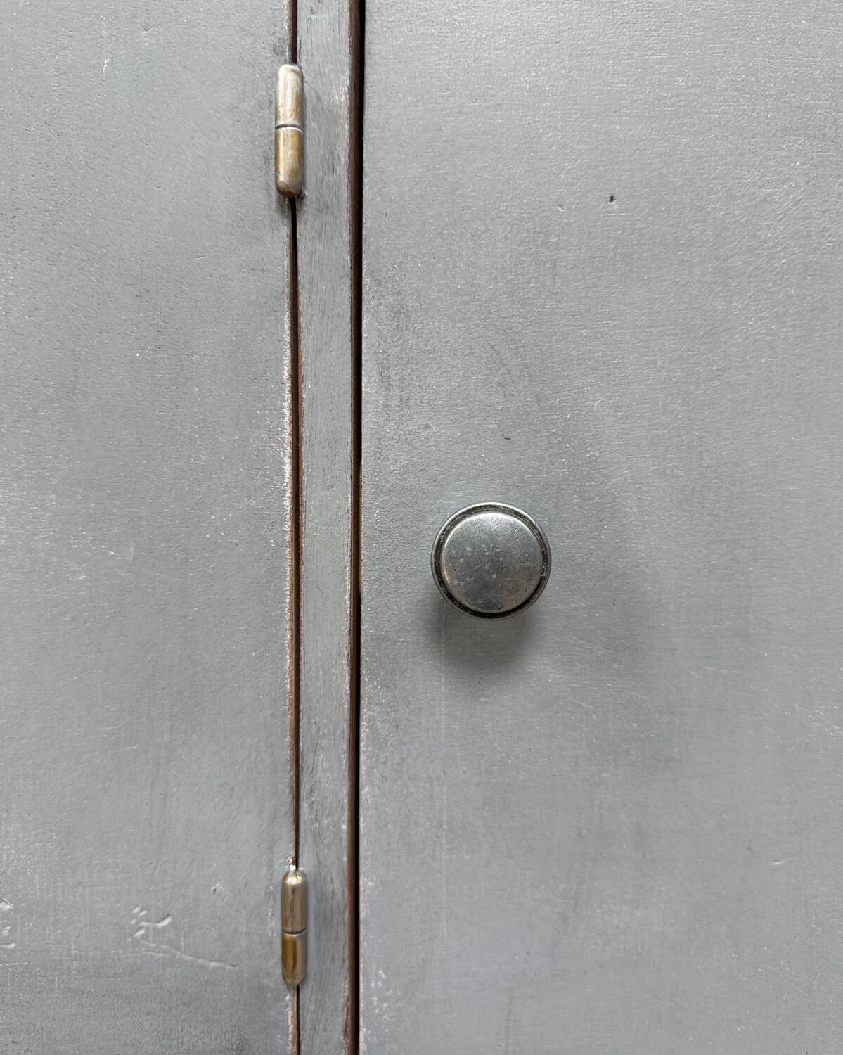 Large patinated locker cabinet (renovated)