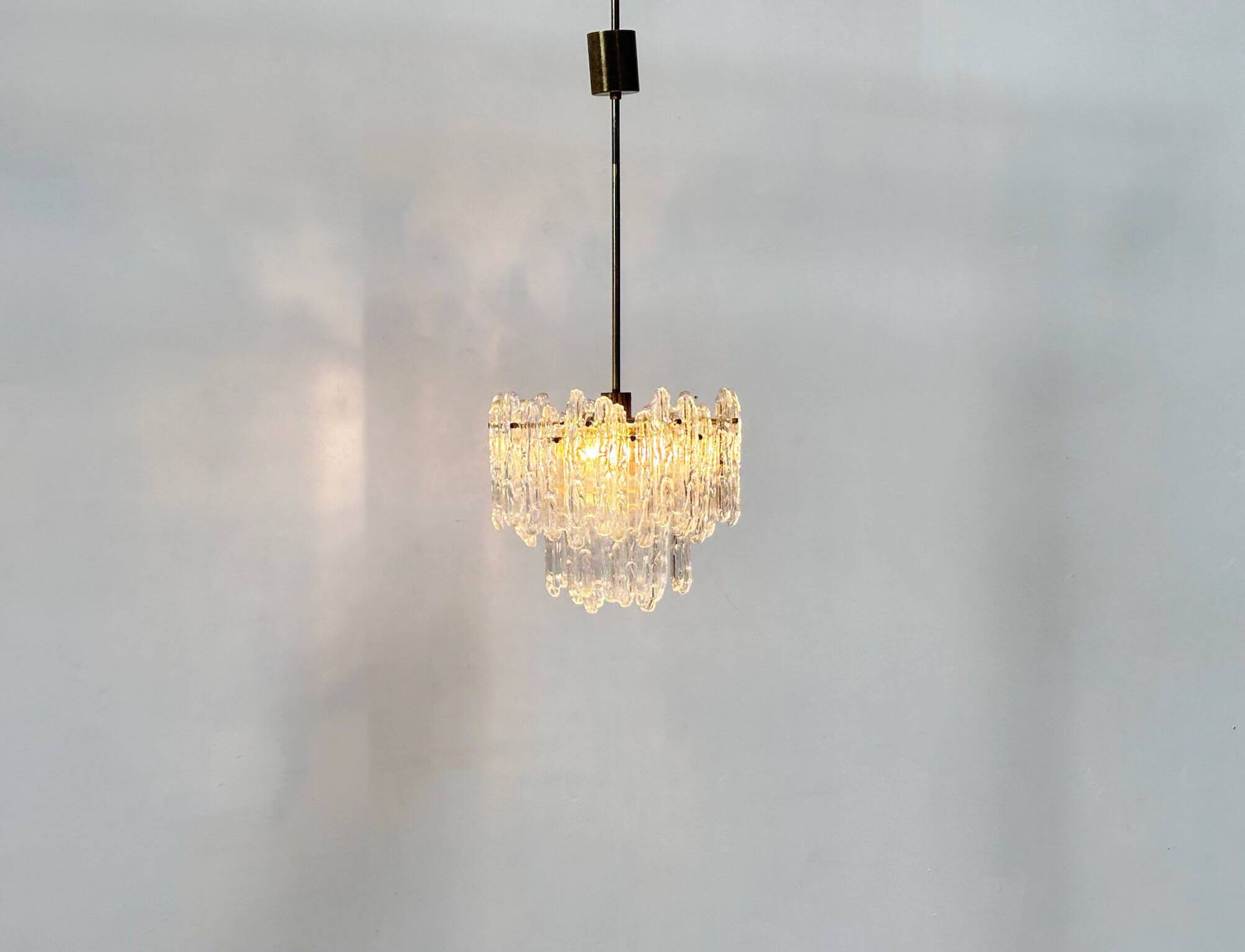 Chandelier en verre Kinkeldey