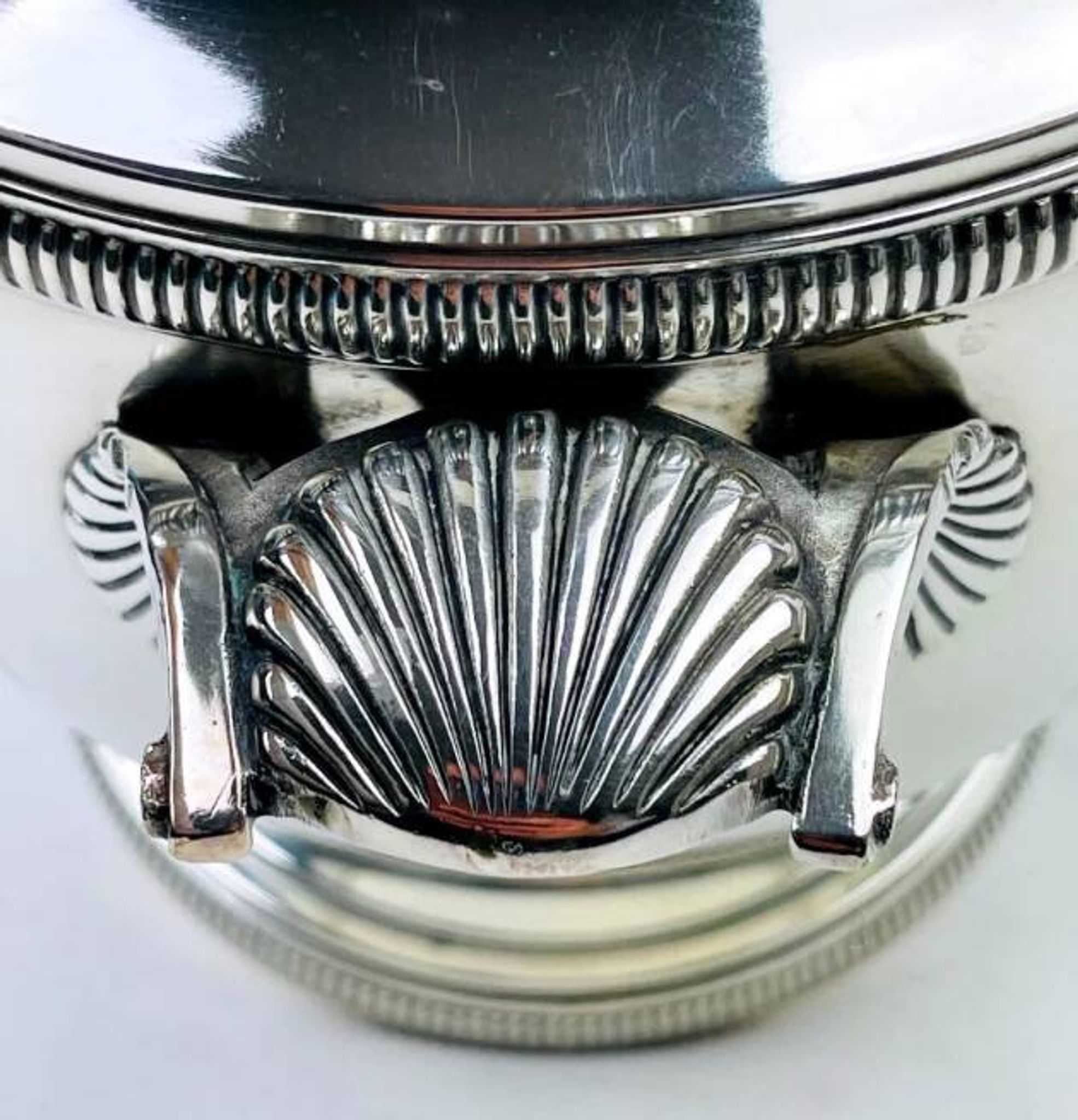 Chiller, silver-plated champagne bucket by Phenix silversmiths.