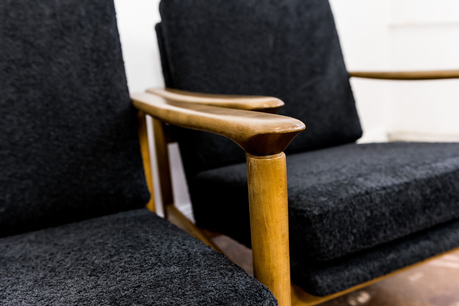 Pair of GFM 142 Armchairs by Edmund Homa, 1960s