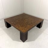 Danish coffee table in wenge end-grain mosaic Tranekaer Denmark
