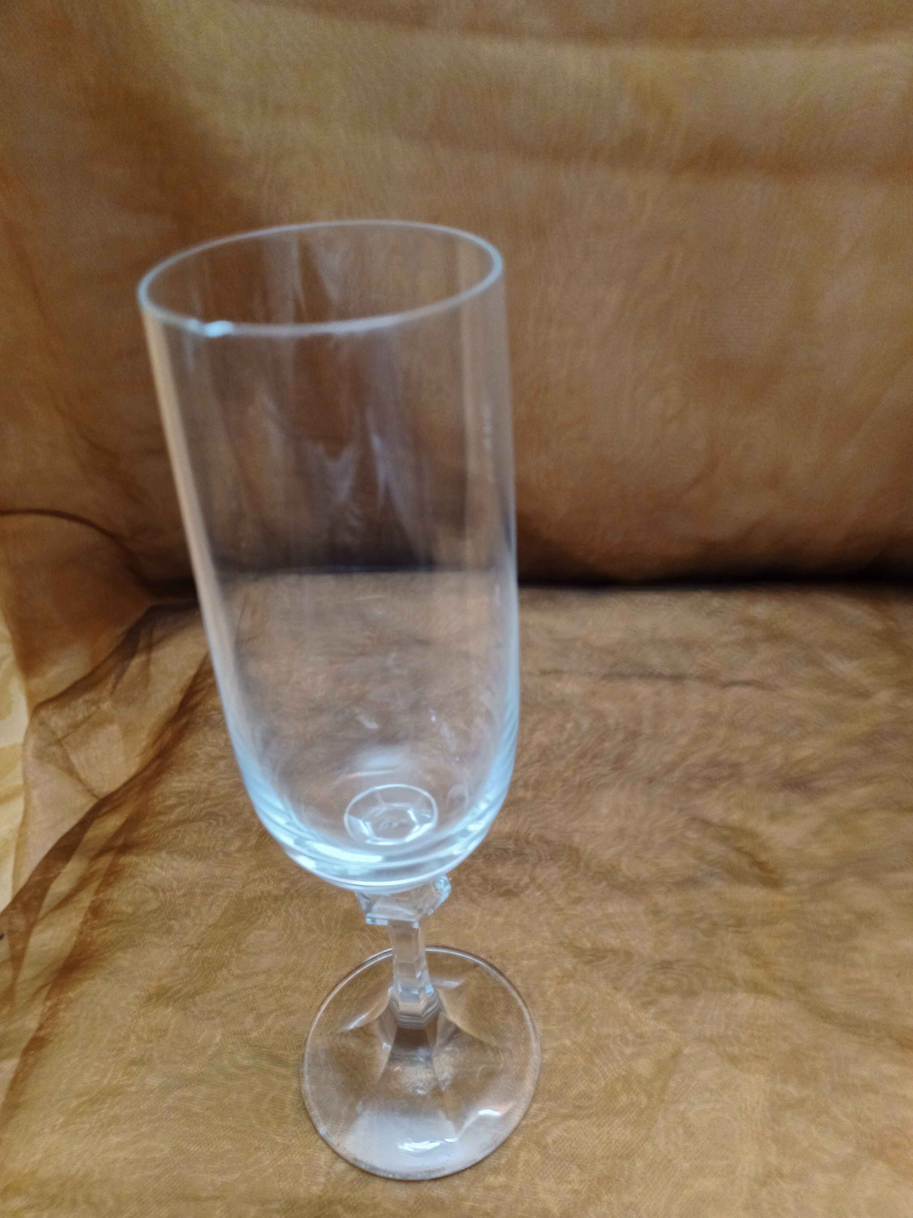 11 Champagne Crystal Flutes.