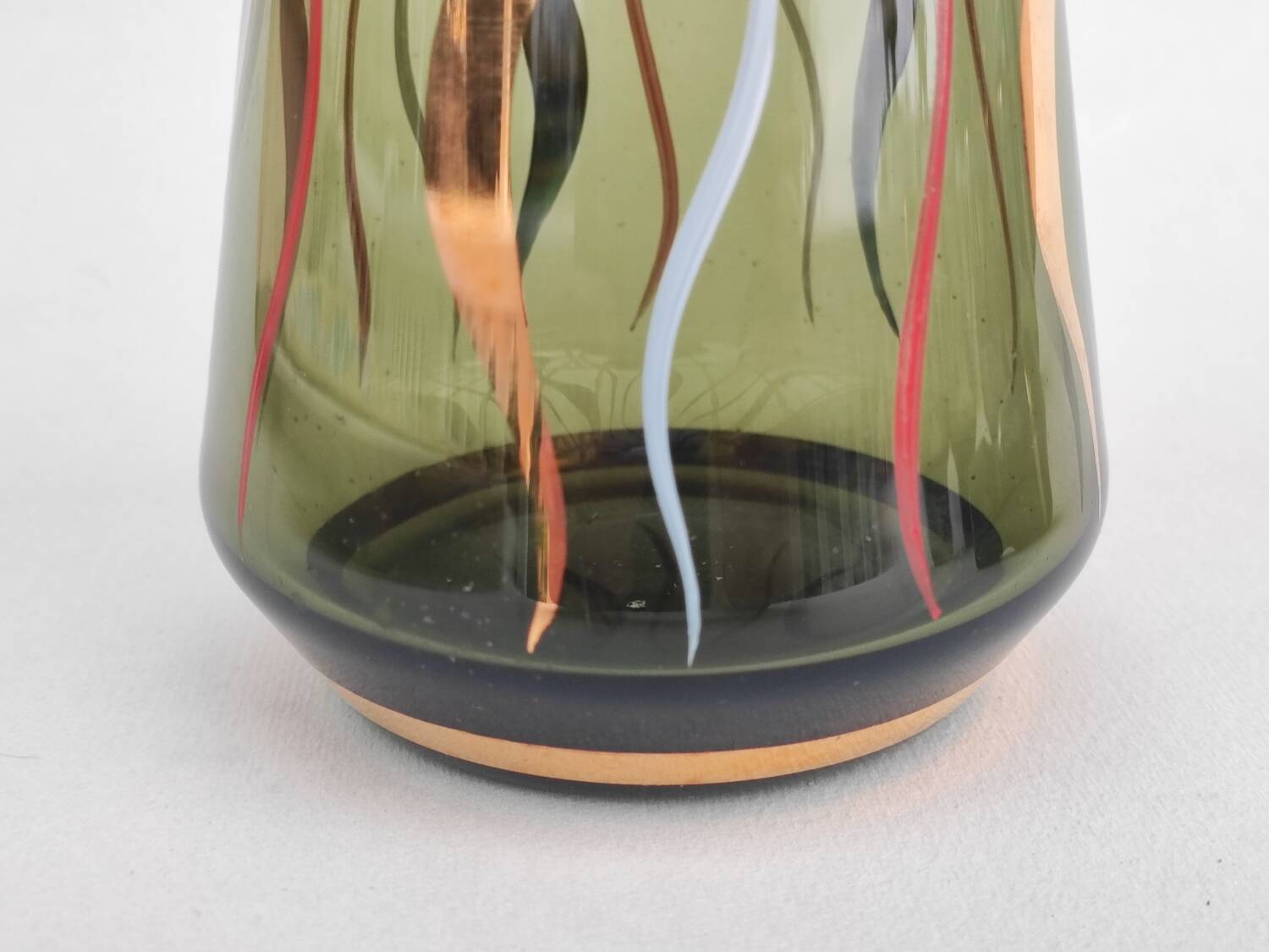 Glass liqueur carafe and glasses