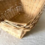 Wicker laundry rack
