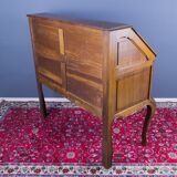 Louis XV style carved oak secretary 1930s