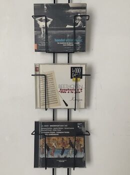 Postcard display for holiday photos