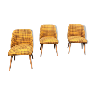 Lot de 3 fauteuils vintage, Allemagne vers 1960