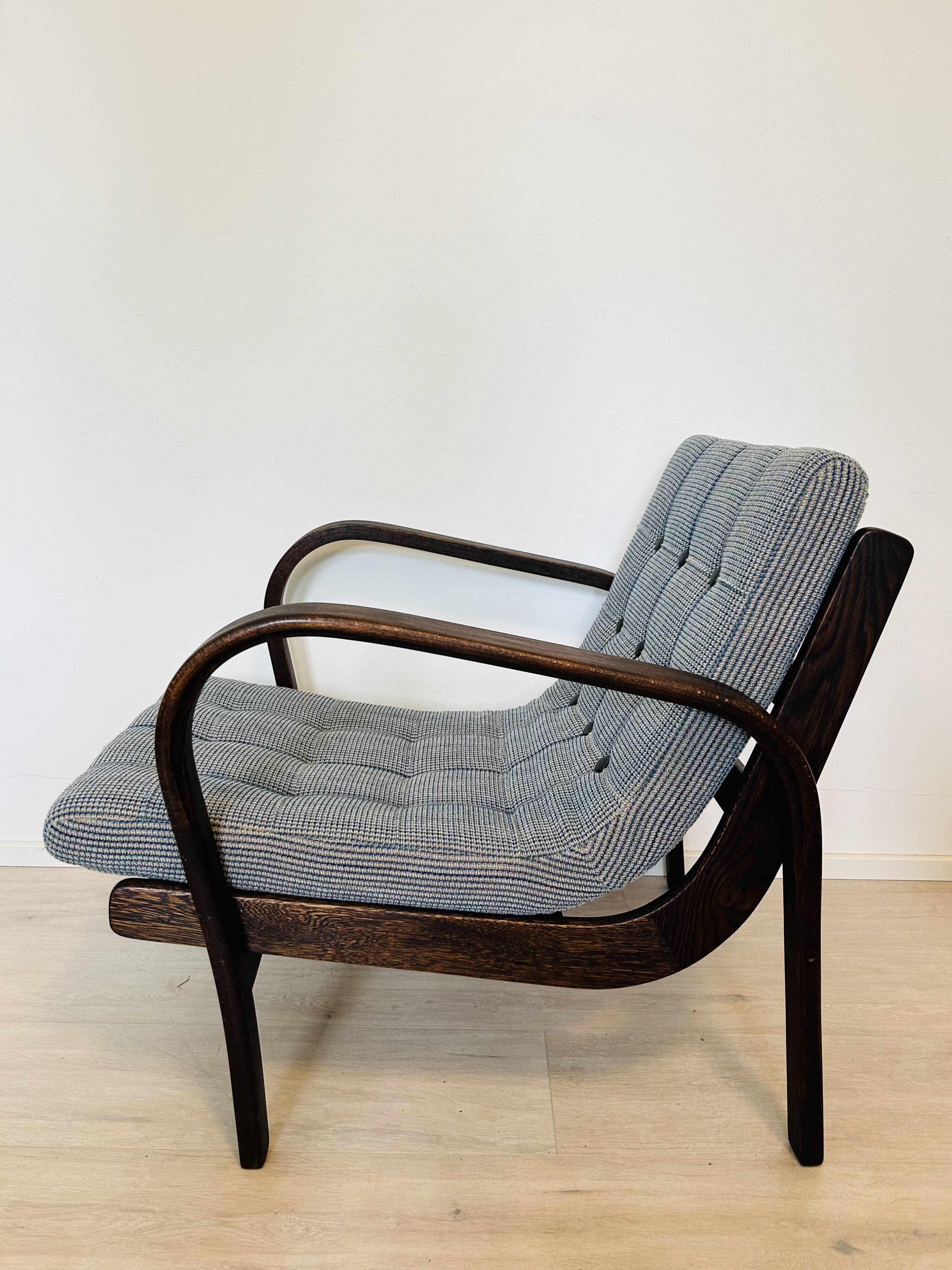 Vintage Lounge Armchair by Kropacek&Kozelka for Interior Prague, 1960’s