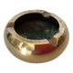 Individual brass ashtray