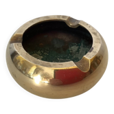 Individual brass ashtray