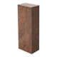 Rectangular red granite pedestal, Belgium, 20th century
