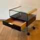Rolling bedside table by Pierangelo Gallotti 1970