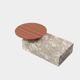 Odense - Marble Coffee Table - Beige Breccia