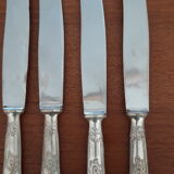 Set of silvered metal cutlery 1/1000th
