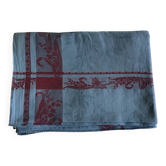 Blue and red butterfly lily of the valley tablecloth 160x240