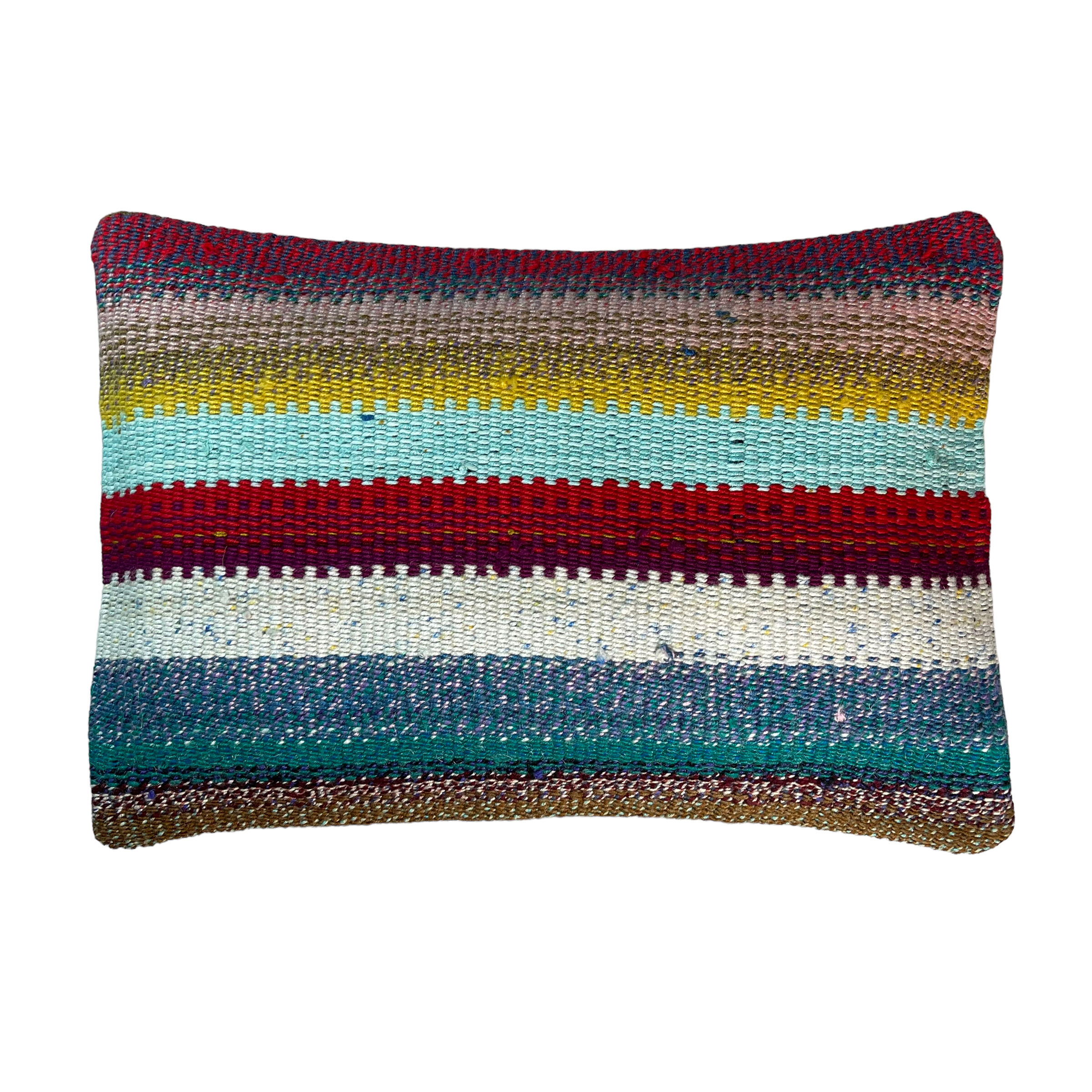 Vintage turkish kilim cushion cover, 30 x 50 cm