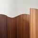 Paravent, claustra modulable en bois style Baumann, 1950
