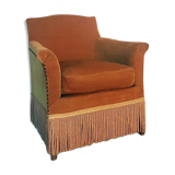 Velvet toad armchair