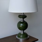 Lampe Space Age en céramique et métal 1960