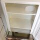 Armoire de toilette-pharmacie blanche en métal années 50/60