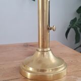 Pair of brass candle holders