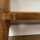 Large vintage solid wood shelves renovated