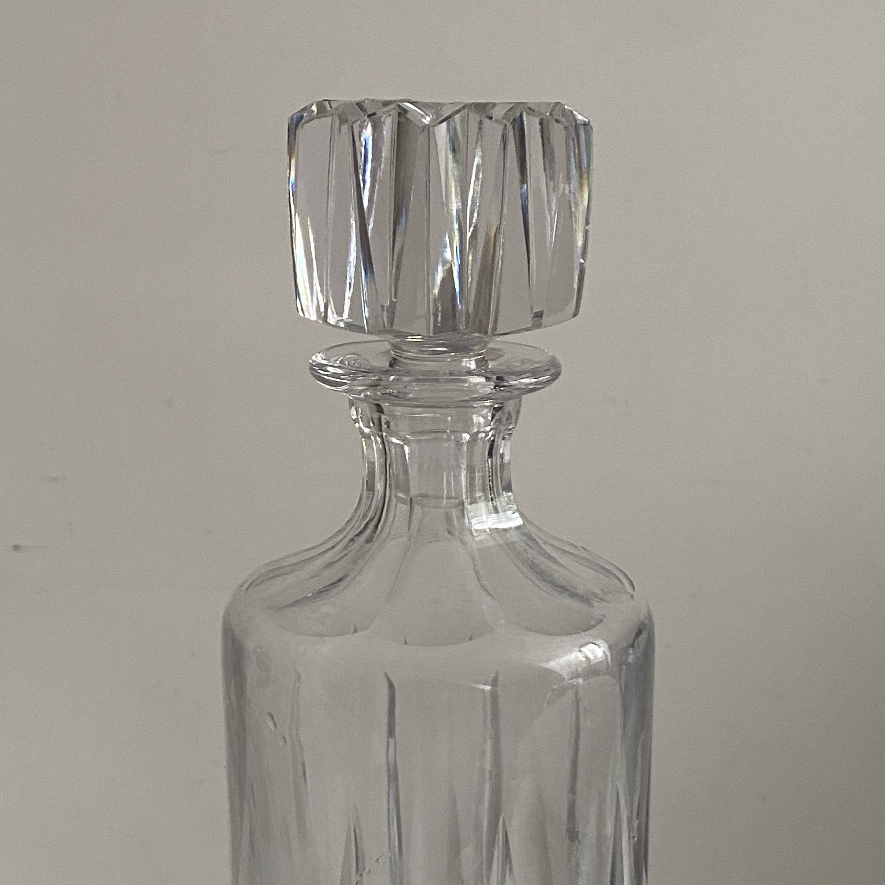 Vintage crystal carafe 1970s
