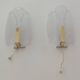 Pair of wall lights by Carl Fagerlund for Orrefors 1970s