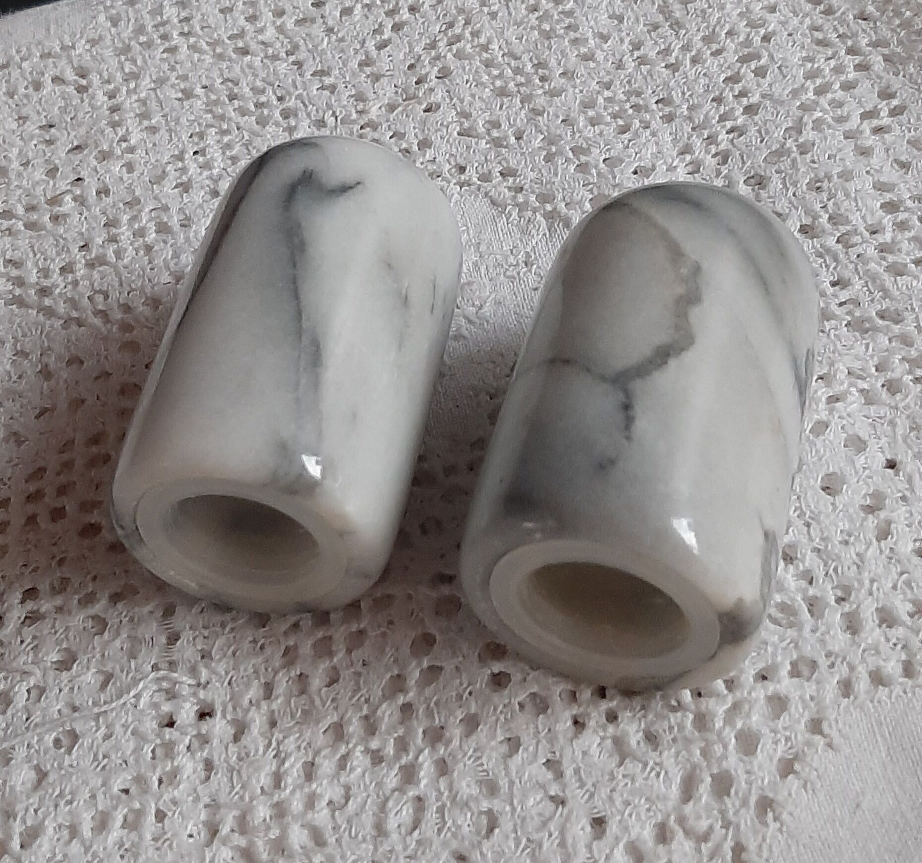 Marble salt and pepper shaker