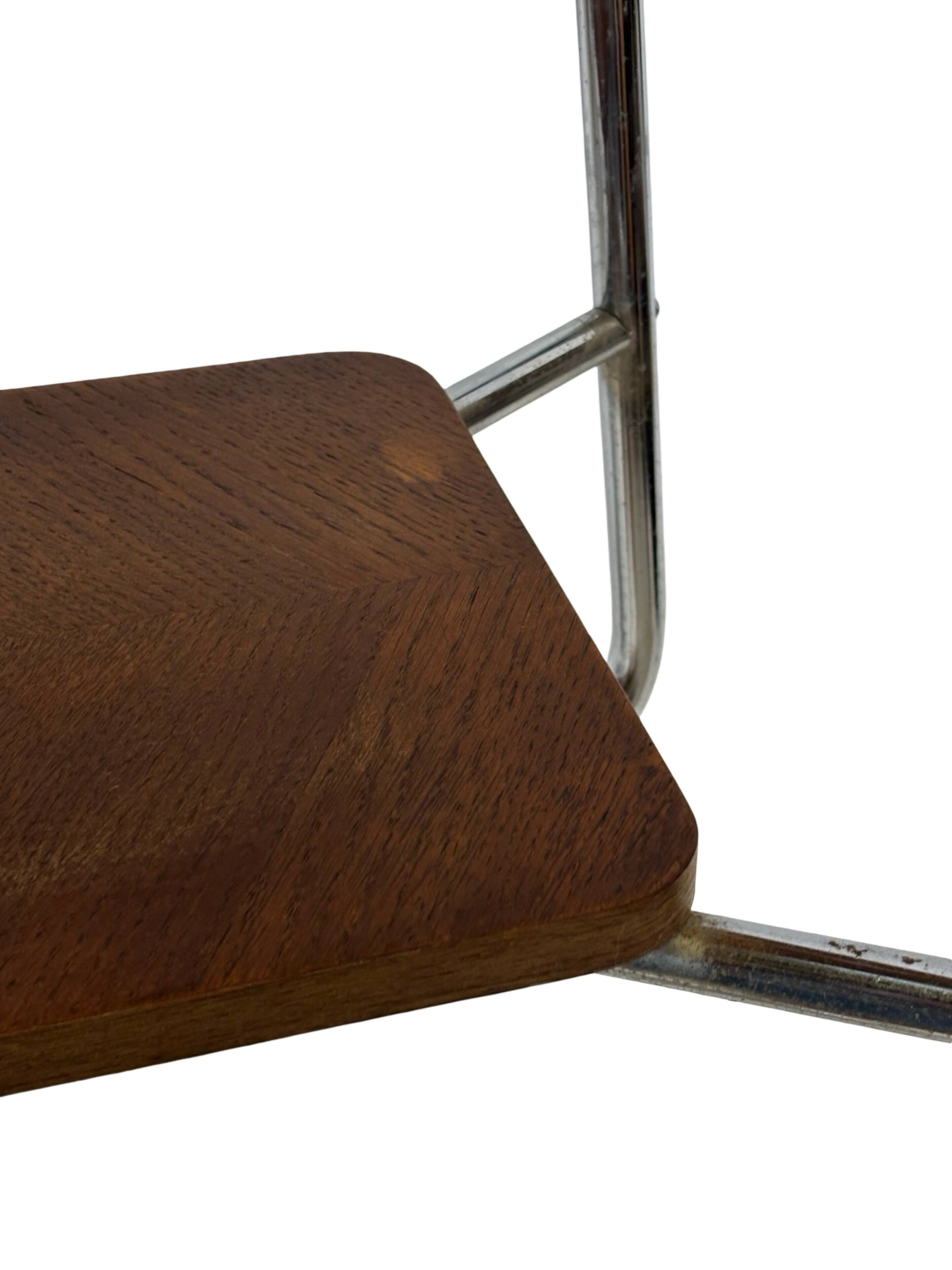 Vintage Art Deco / Bauhaus Style Side Table 60s