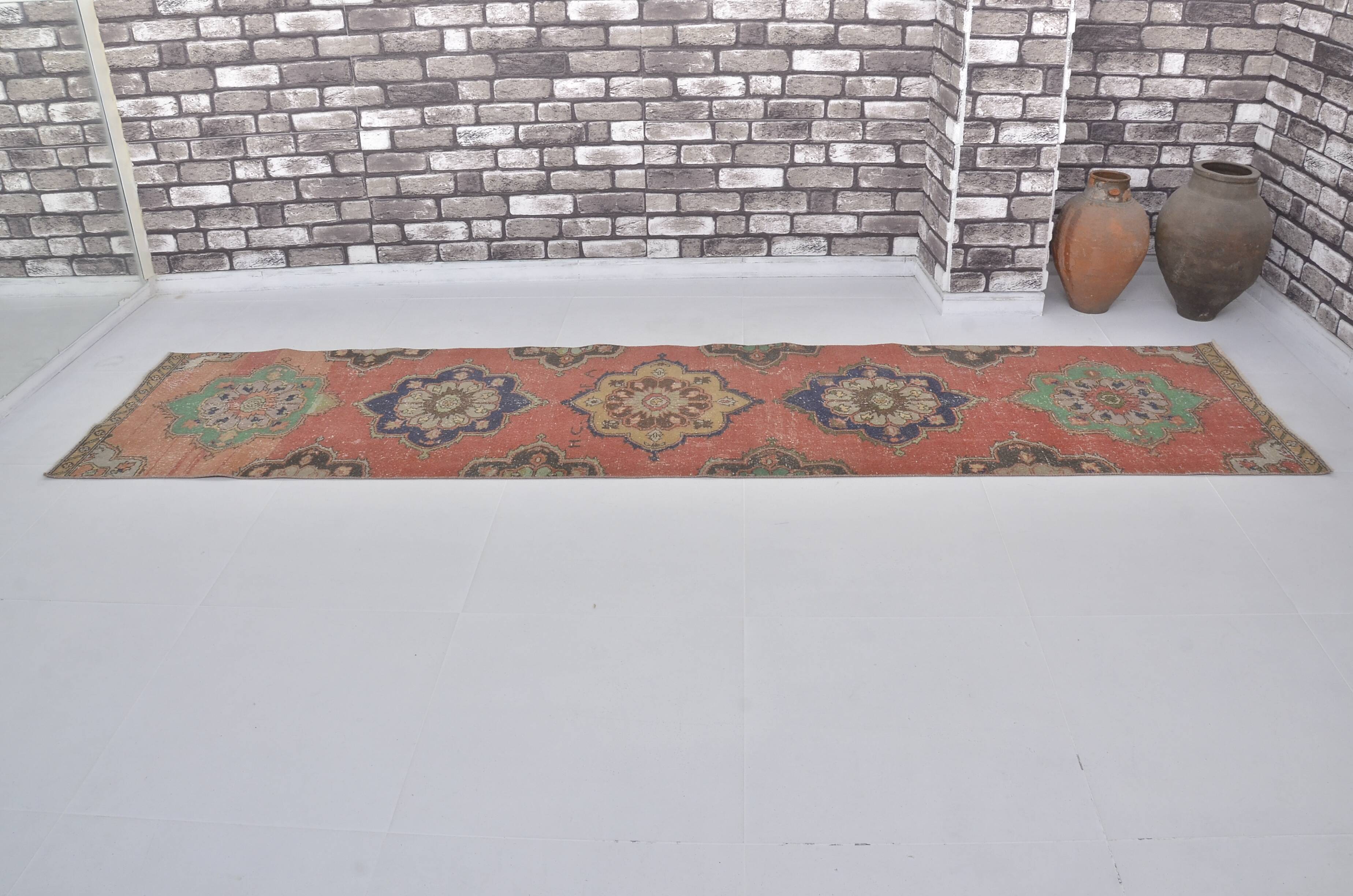 Turkish Vintage Hallway Antique Runner sku 2278