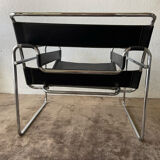 Wassily armchair by Marcel Breuer black