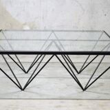 Vintage table basse b&b italia design des années 80