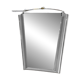 Miroir mural vintage des années 50 avec éclairage