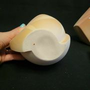 3 pieces in contemporary modernist ceramic Elaine Dick