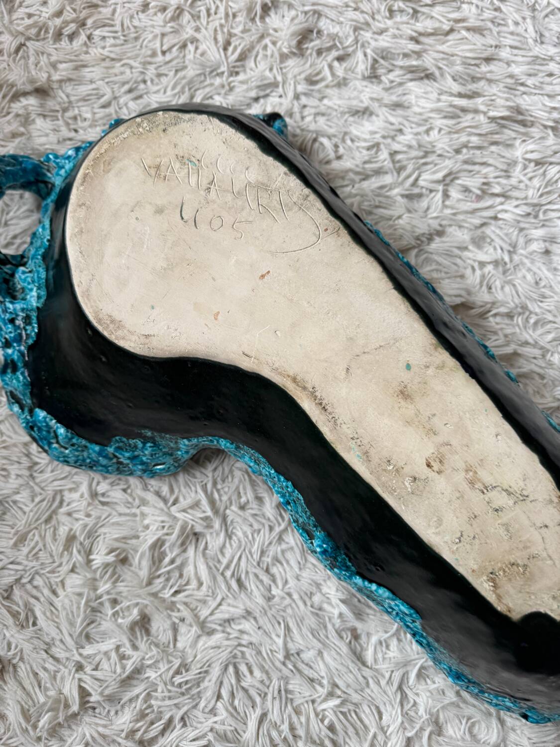 Large ceramic trinket tray from Luc Vallauris, 1960s