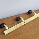 Evenlux wall coat rack with 3 hooks from the 1950s/60s.