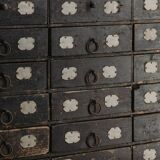 Travail Populaire Apothecary Cabinet, France, 19th Century