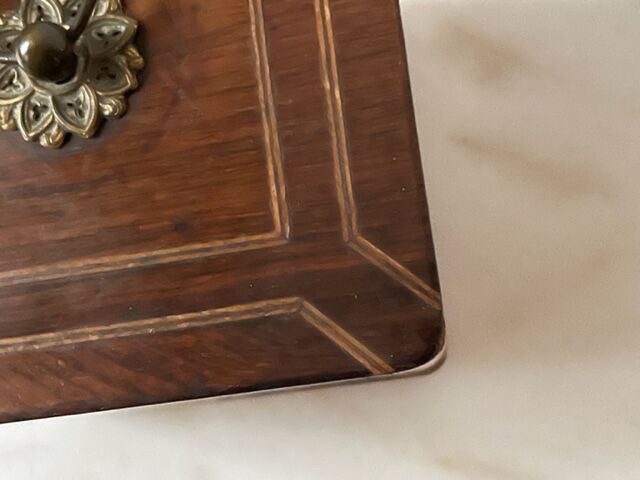 Boite à bijoux en bois de palissandre XIXème siècle