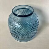 Vase en verre recyclé bleu