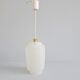 Hanging lamp glass brass