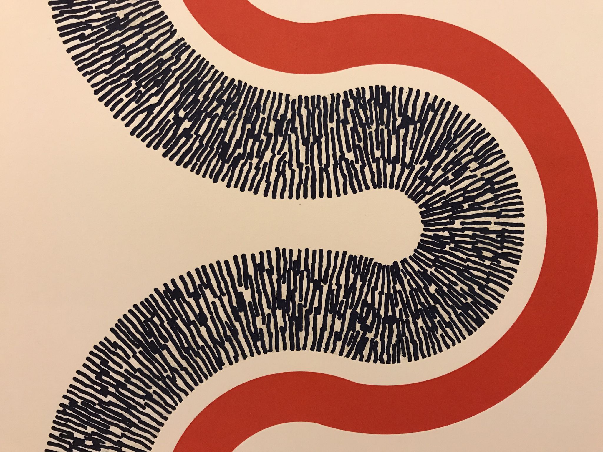 Lithographie originale avec gaufrage signée Kumi Sugai, S (3), 1990