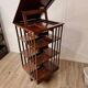 English mahogany revolving bookcase