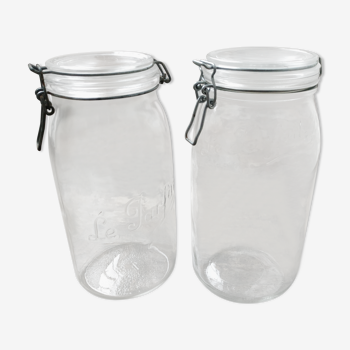 Duo of 3L jars