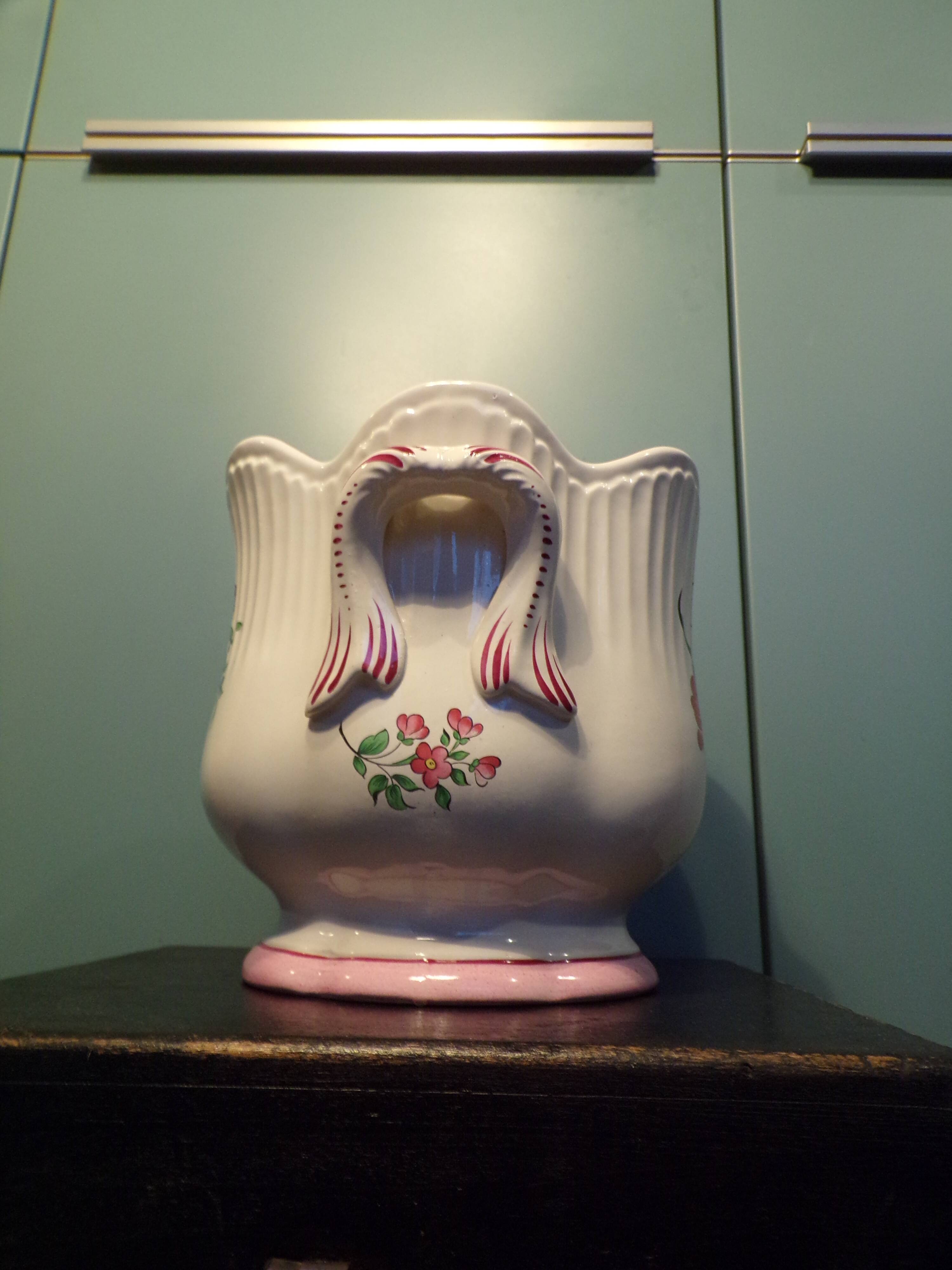 Lunéville Kg flowerpot with street lamp decor